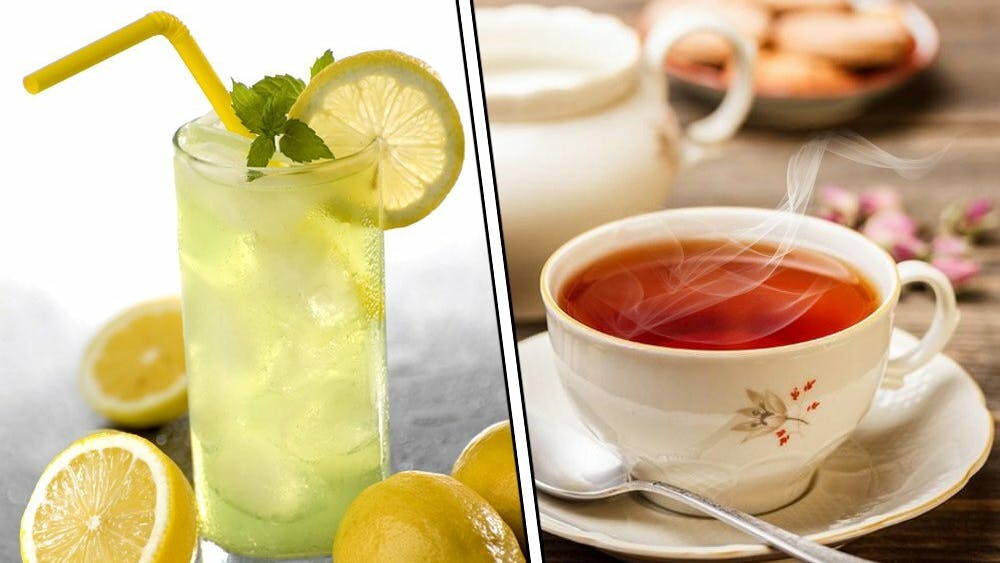 Hot Tea Cold Lemonade