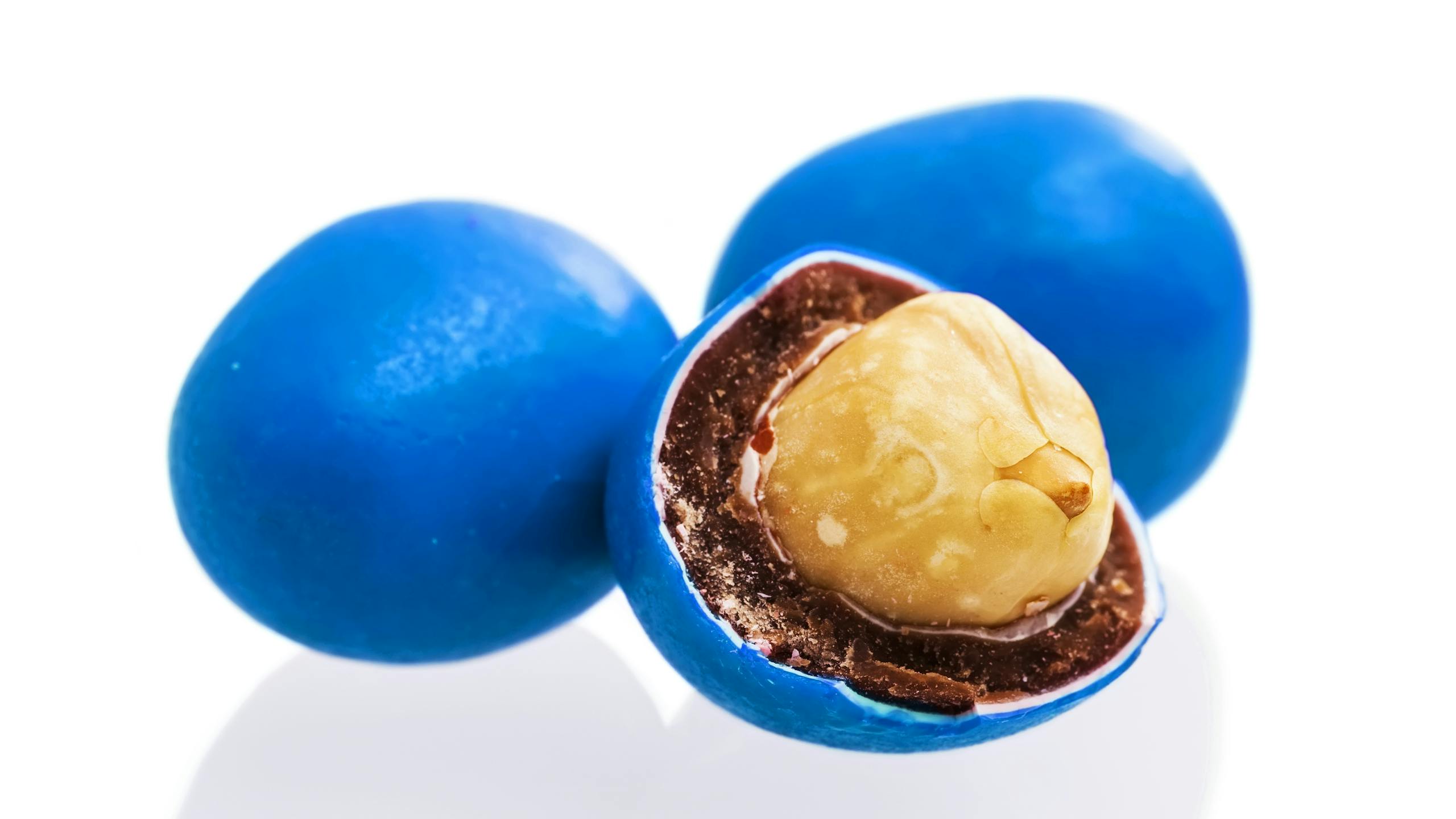 Blauwe mnms