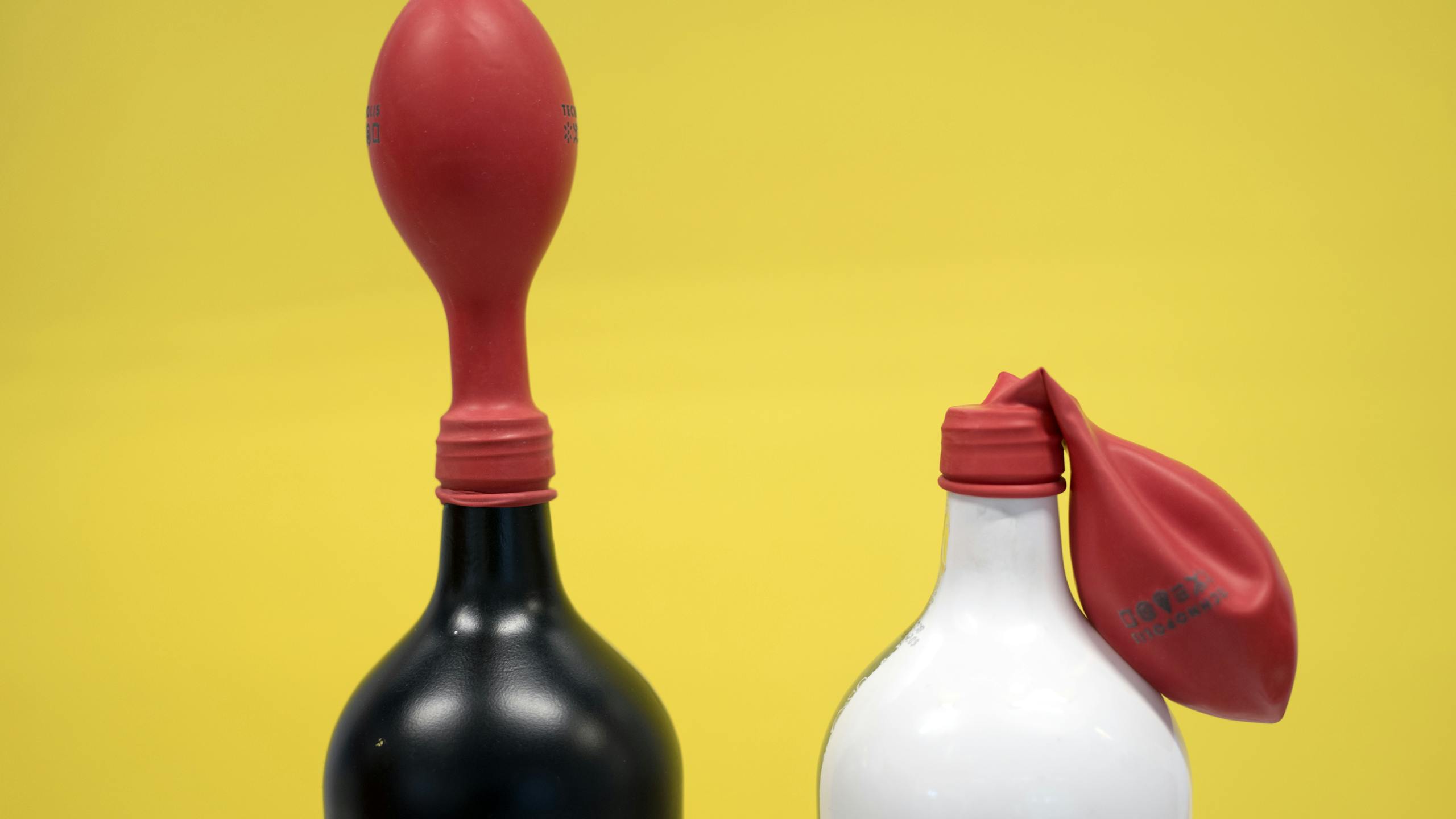 Zwart warmer dan wit ballon 2