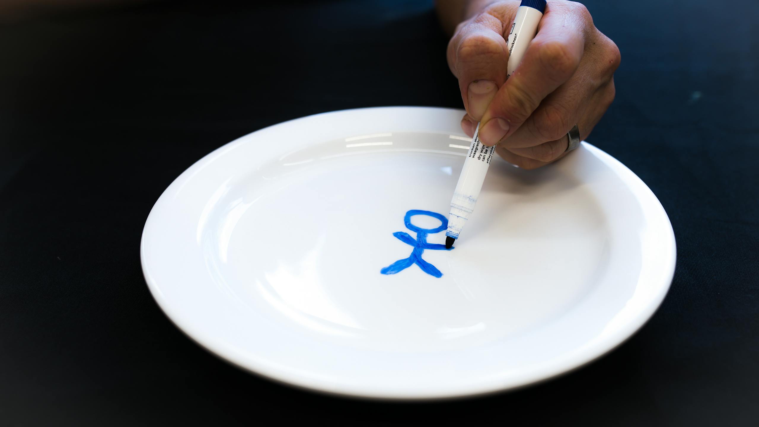 Zwemmende tekening 4