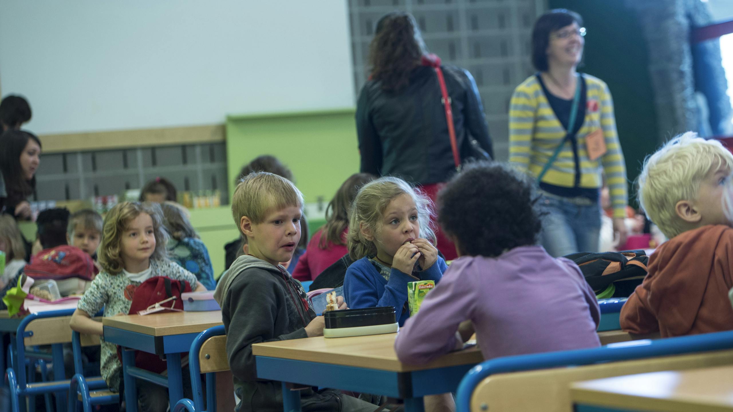 Picknick in het Kinder-doe-centrum